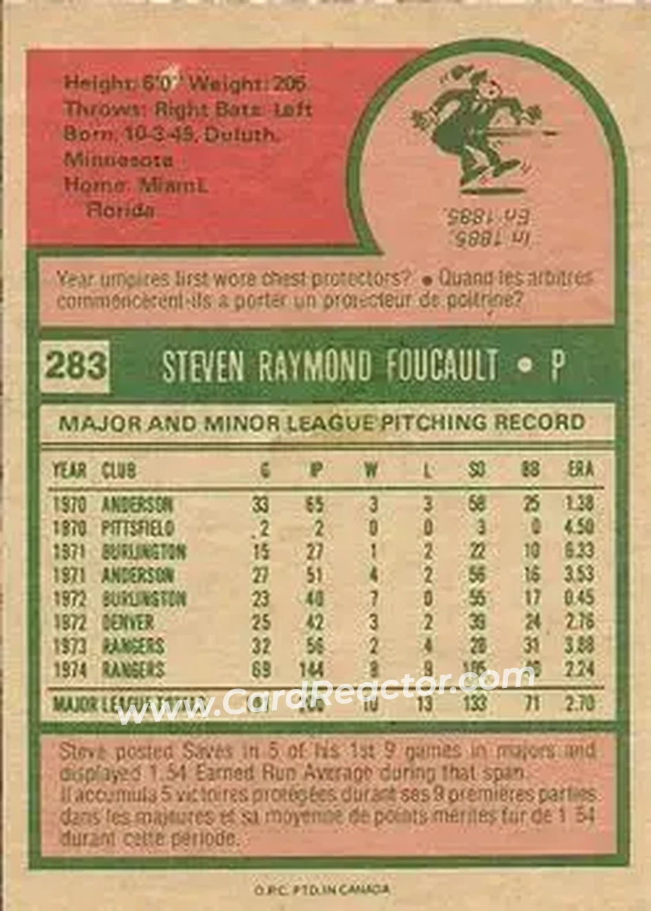 Back of Steve Foucault