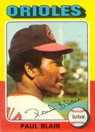 1975 Topps #275 Paul Blair
