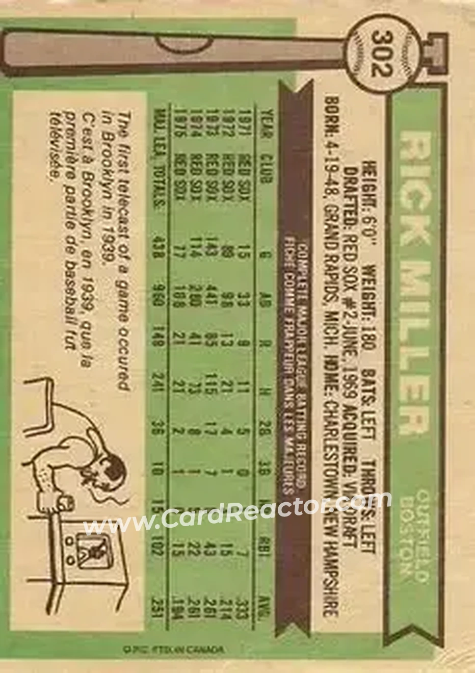 Back of Rick Miller