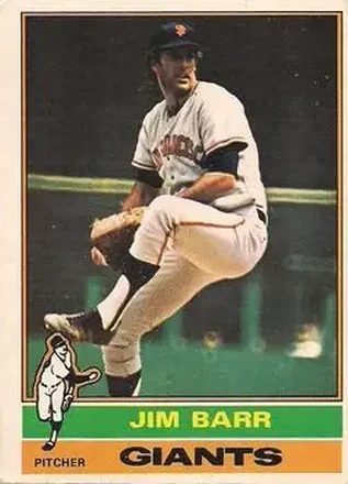 1976 O-Pee-Chee #308 Jim Barr