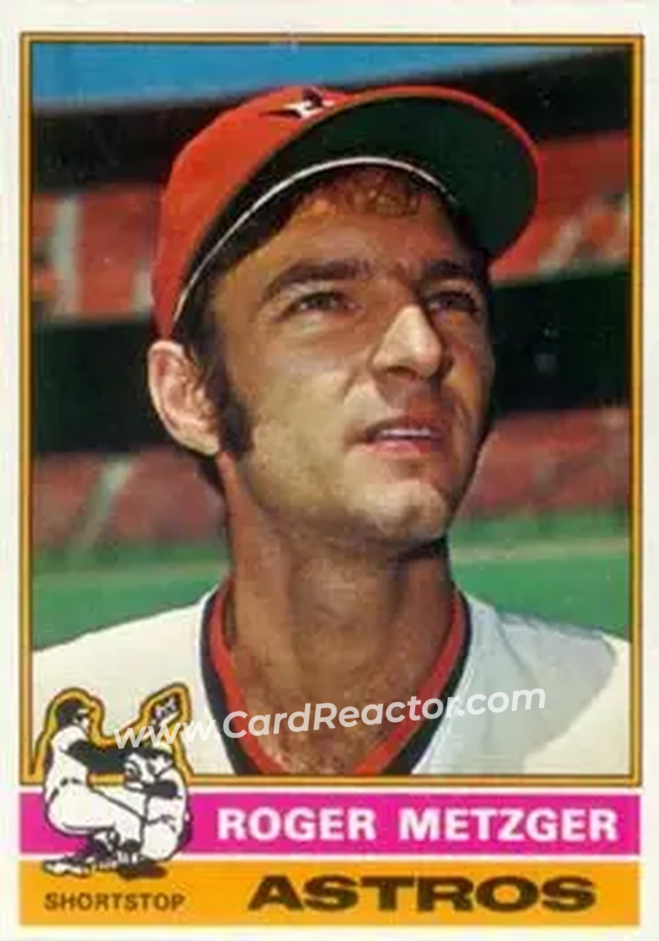 1976 Topps #297 Roger Metzger