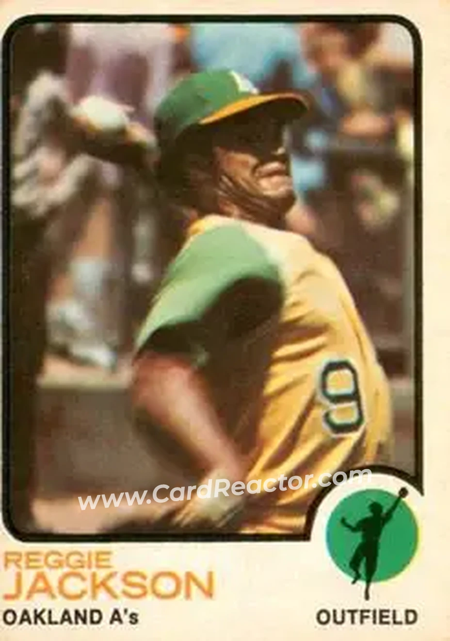 Front of Reggie Jackson (b.1946 OF)