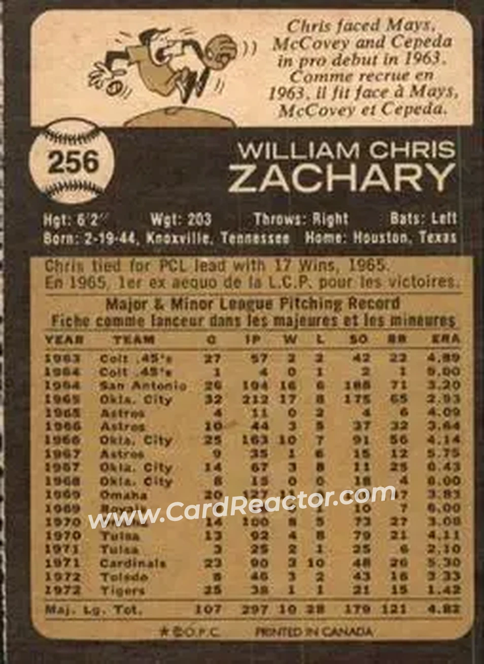Back of Chris Zachary