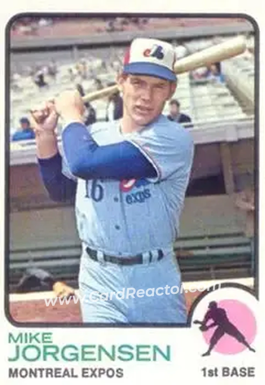 1973 Topps #281 Mike Jorgensen