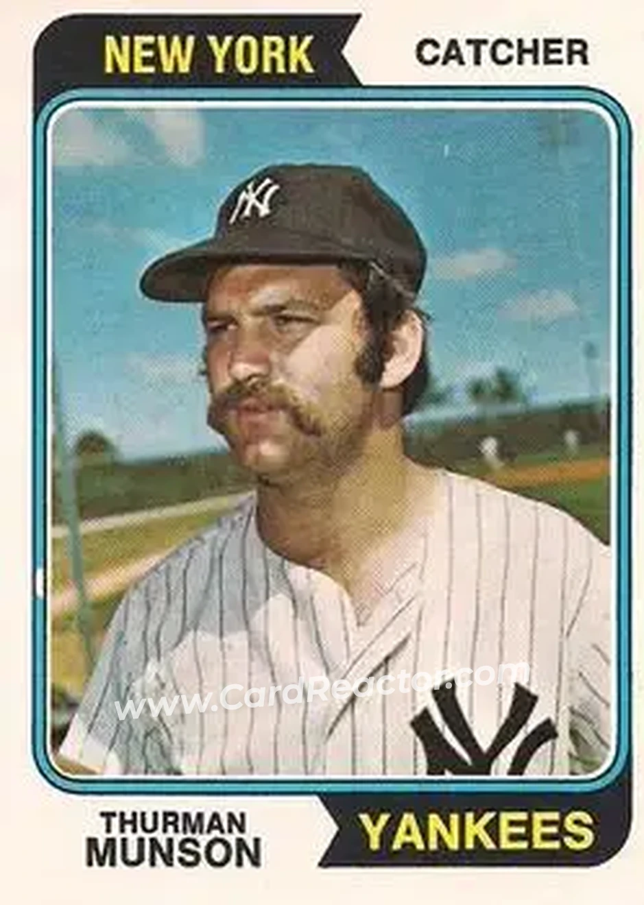 Front of Thurman Munson