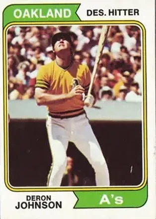 1974 Topps #312 Deron Johnson