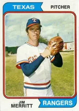 1974 Topps #318 Jim Merritt