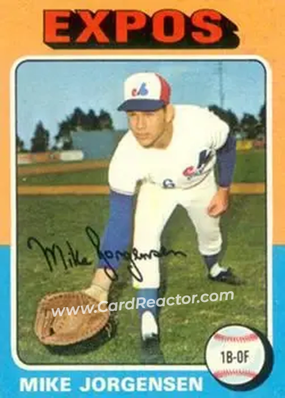 1975 Topps #286 Mike Jorgensen