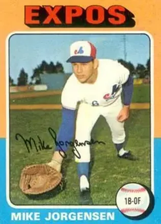 1975 Topps #286 Mike Jorgensen