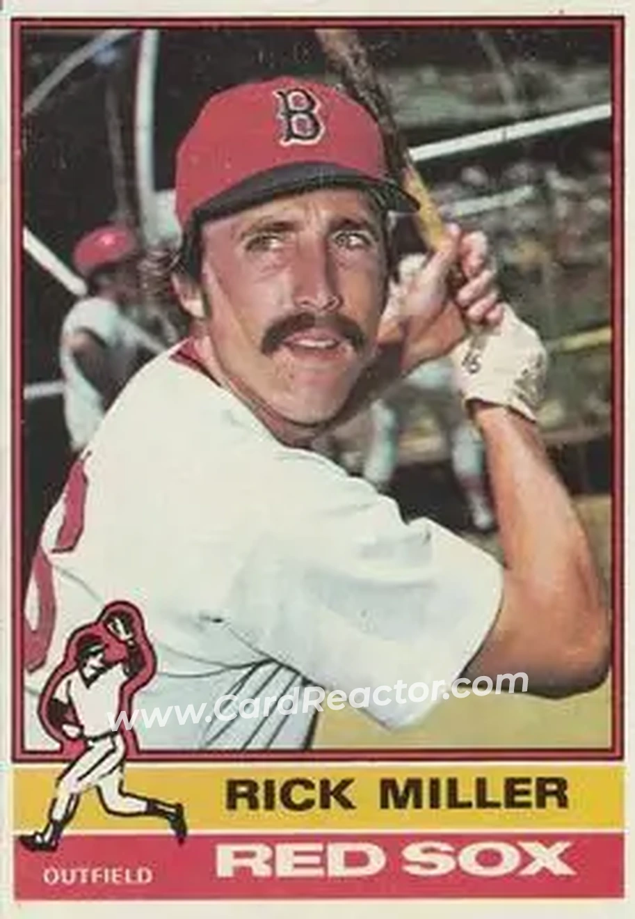 1976 Topps #302 Rick Miller
