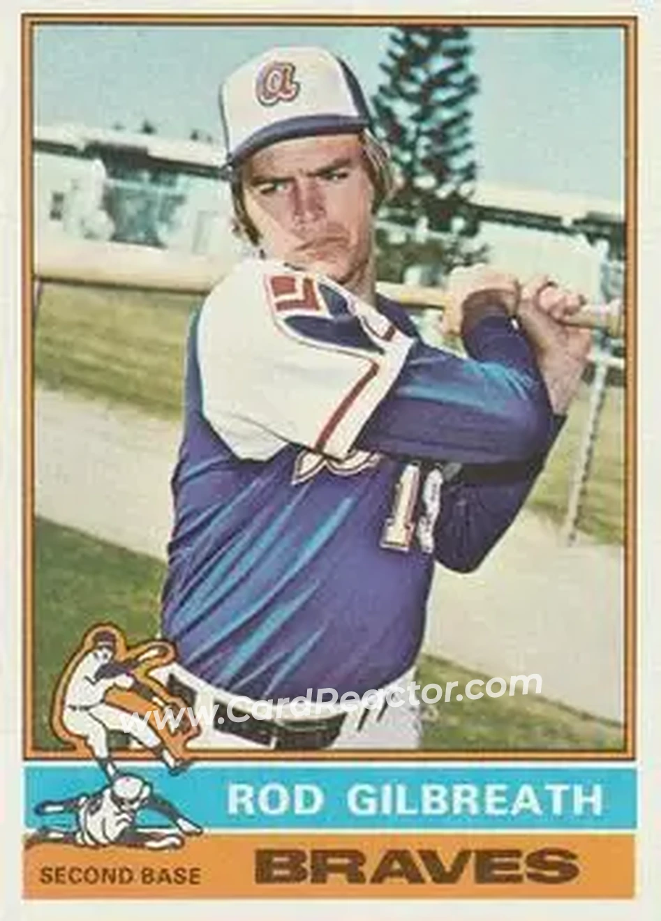 1976 Topps #306 Rod Gilbreath