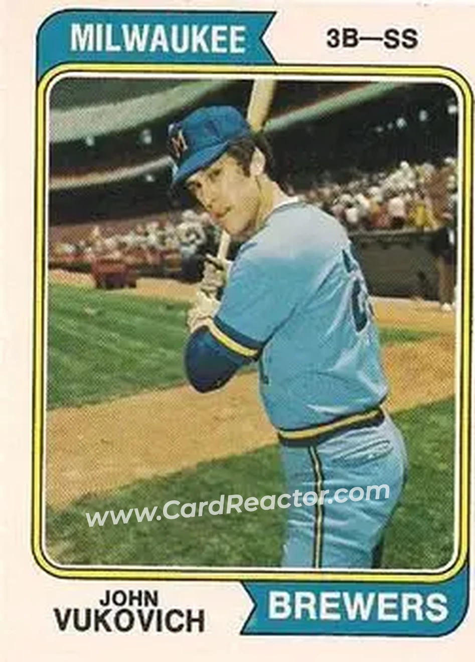 Front of John Vukovich