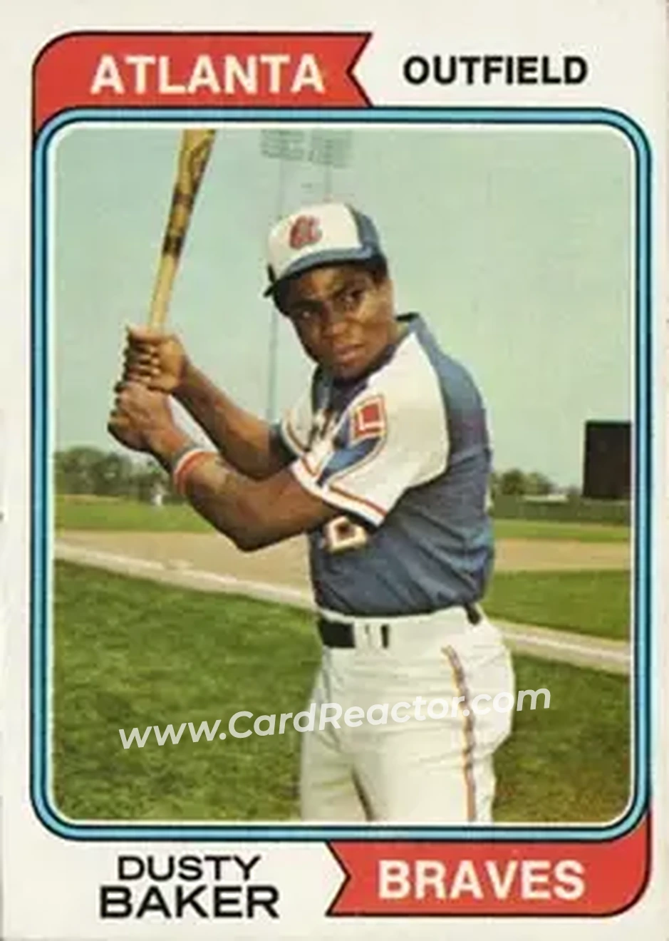 Front of Dusty Baker