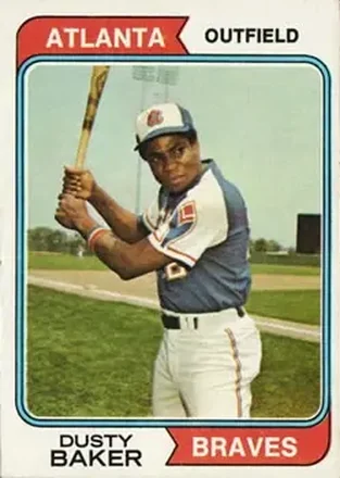 1974 Topps #320 Dusty Baker