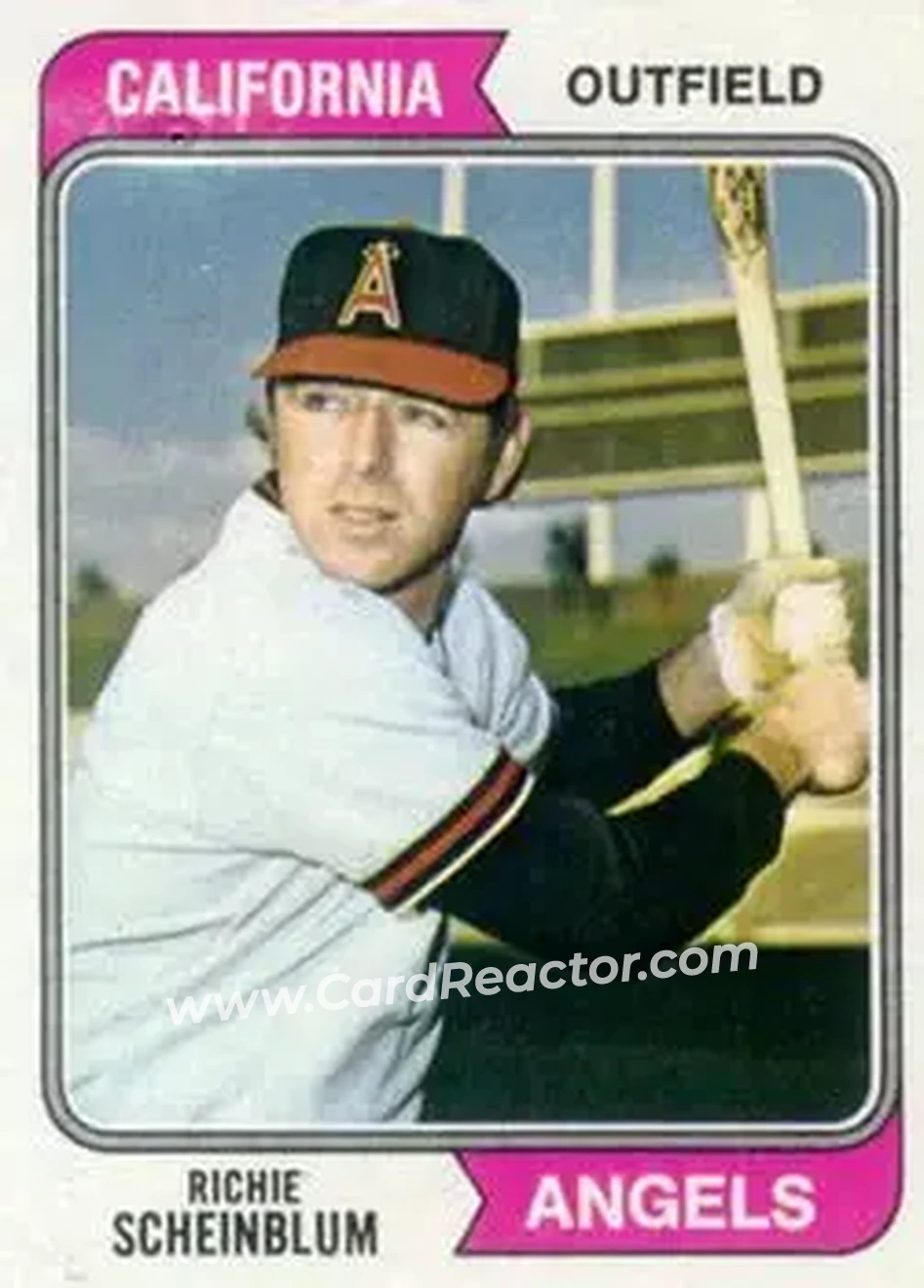 1974 Topps #323 Richie Scheinblum