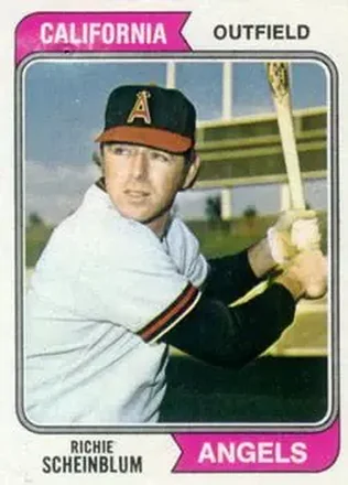 1974 Topps #323 Richie Scheinblum