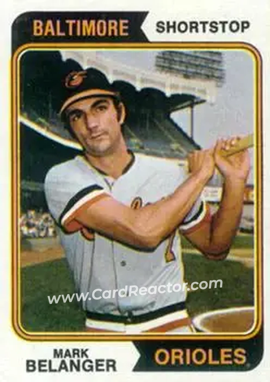 1974 Topps #329 Mark Belanger