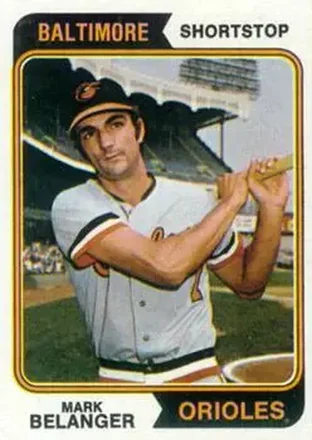 1974 Topps #329 Mark Belanger