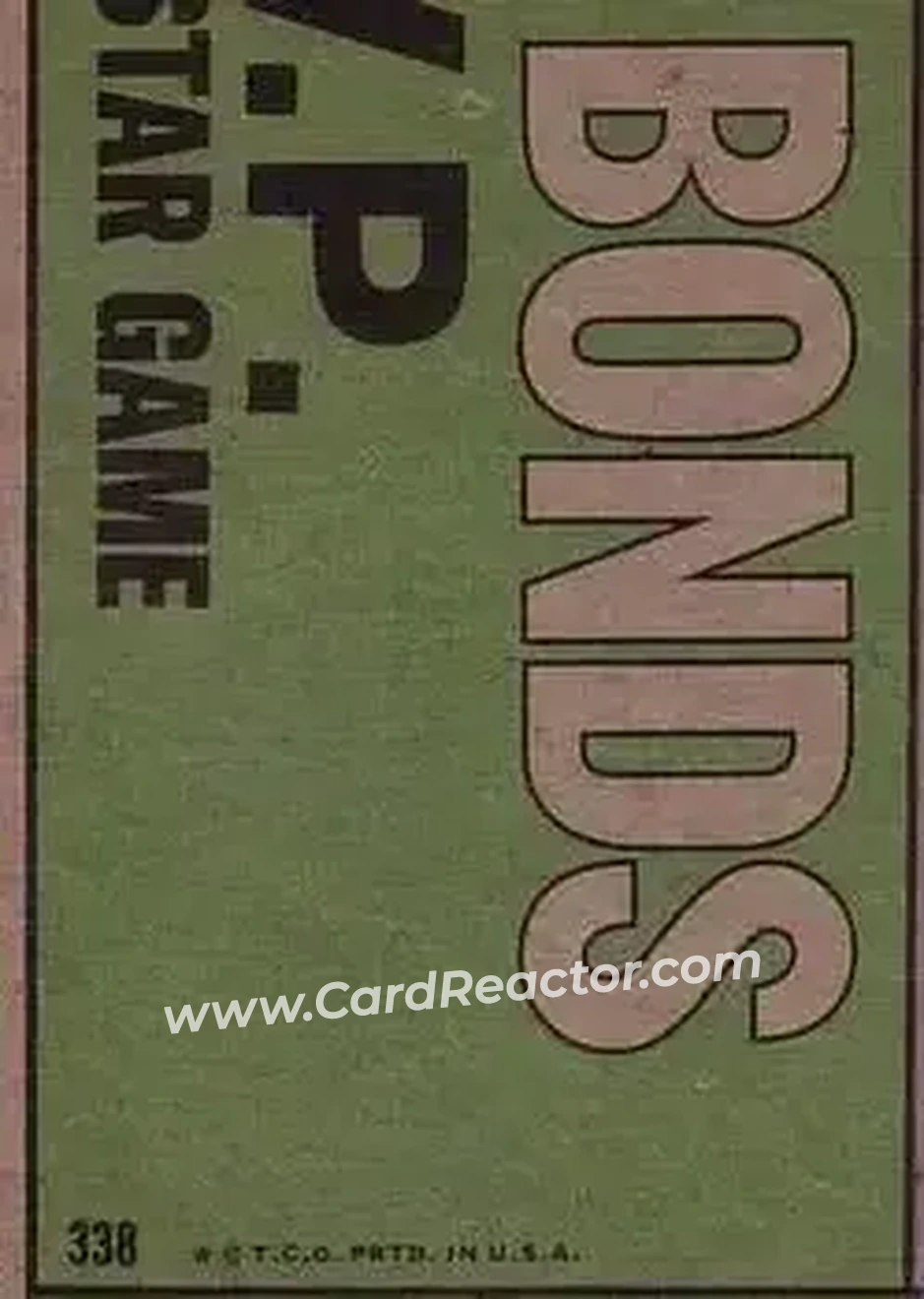 Back of Card #338