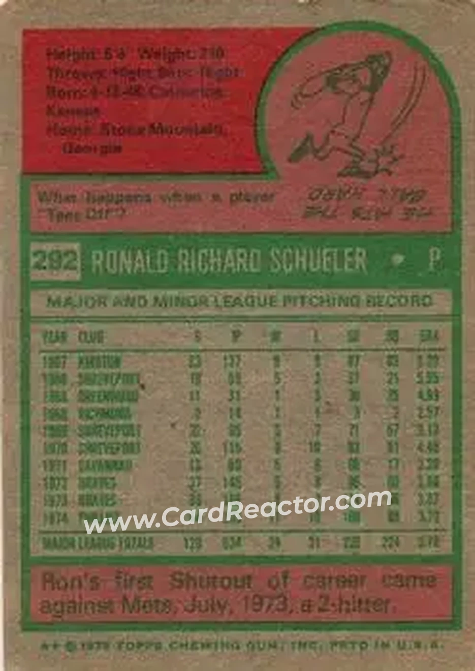 Back of Ron Schueler