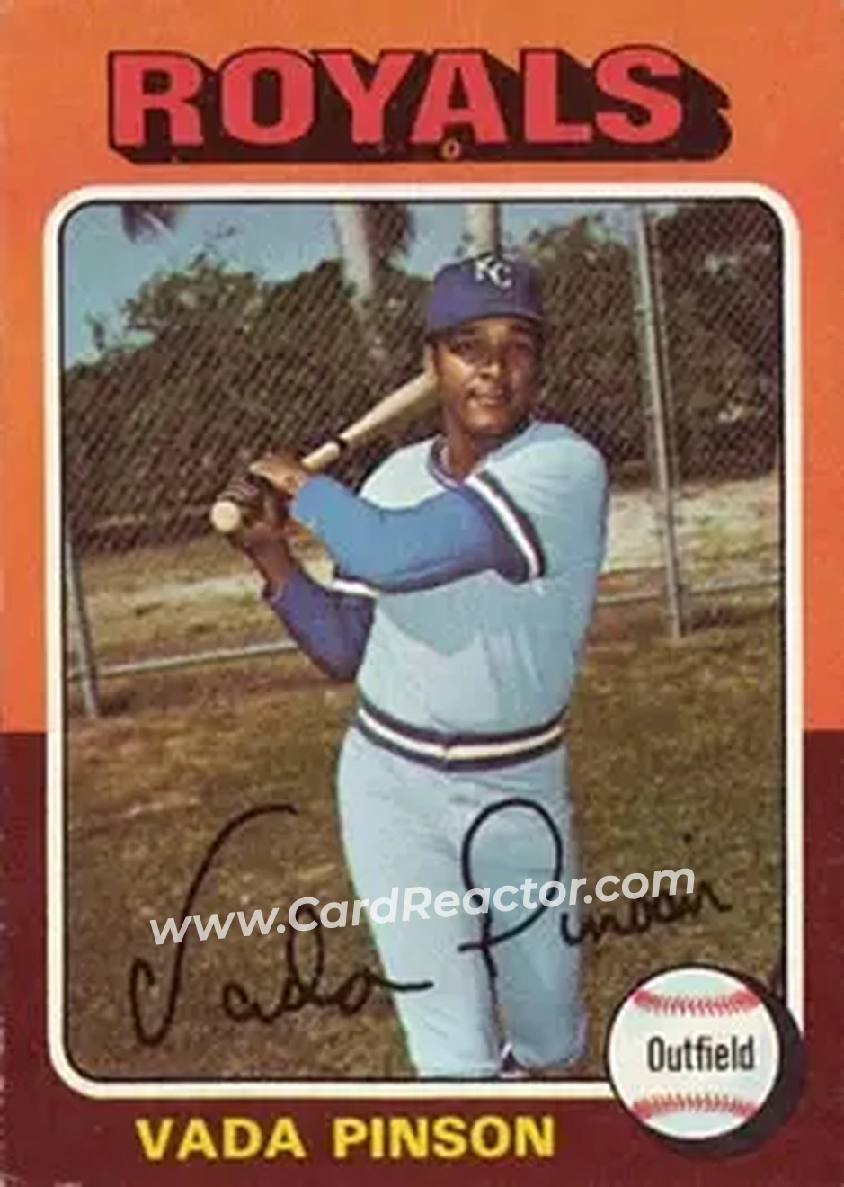 Front of Vada Pinson