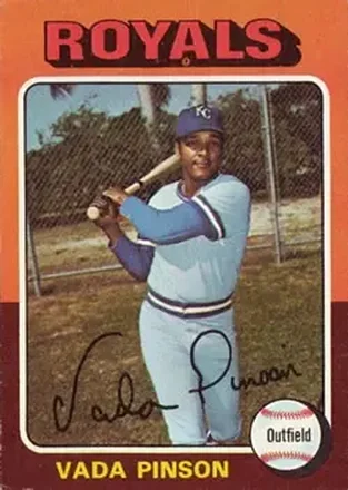 1975 Topps #295 Vada Pinson
