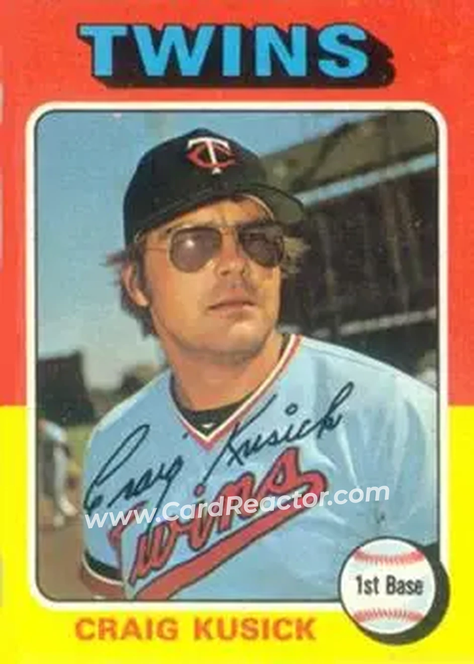 1975 Topps #297 Craig Kusick
