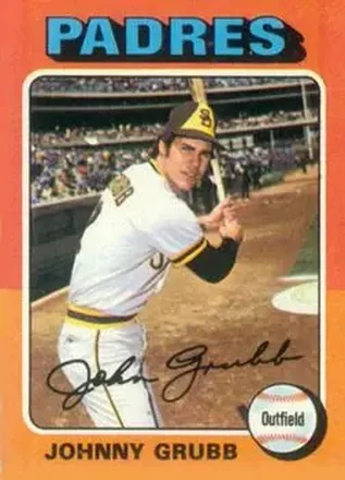 1975 Topps #298 Johnny Grubb
