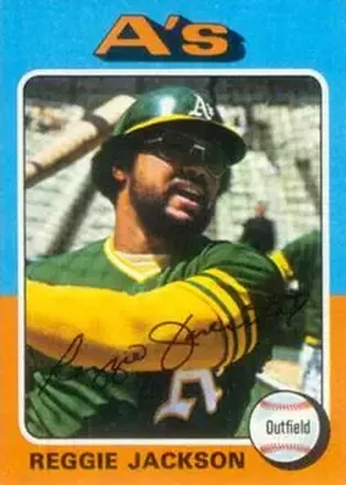 1975 Topps #300 Reggie Jackson (b.1946 OF)