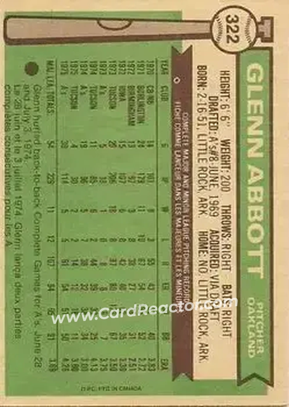 Back of Glenn Abbott