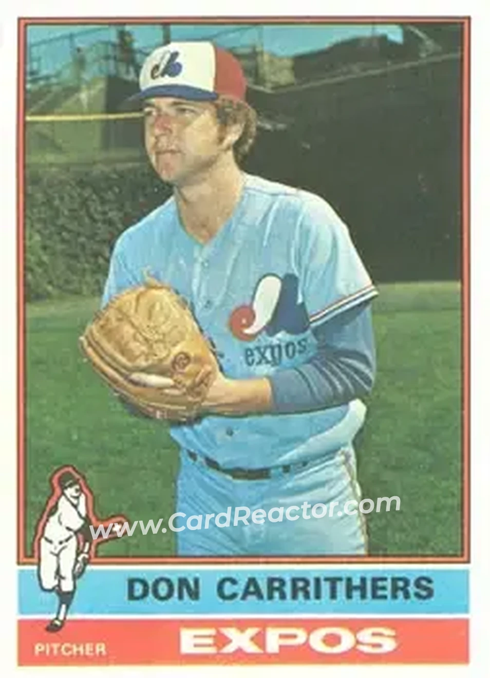 1976 Topps #312 Don Carrithers