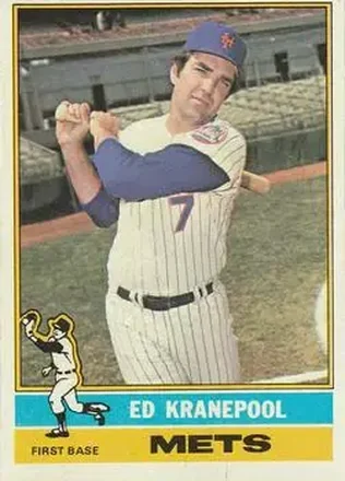 1976 Topps #314 Ed Kranepool