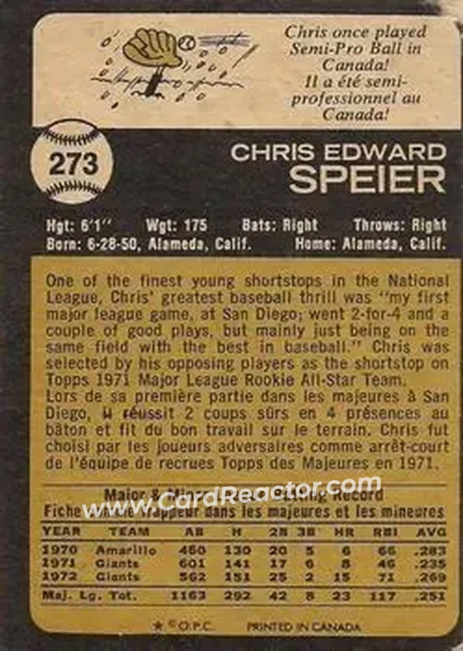 Back of Chris Speier