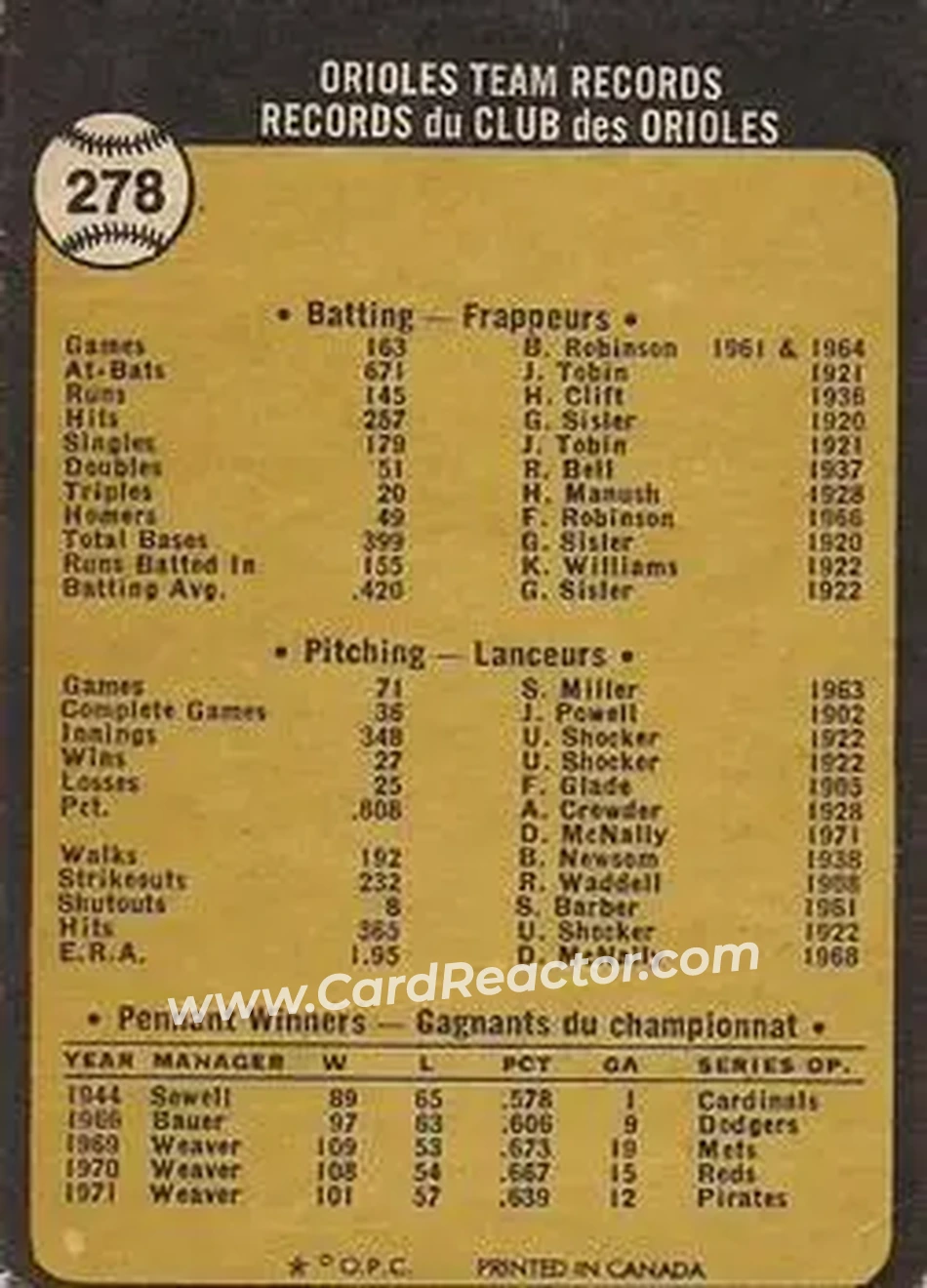 Back of Card #278