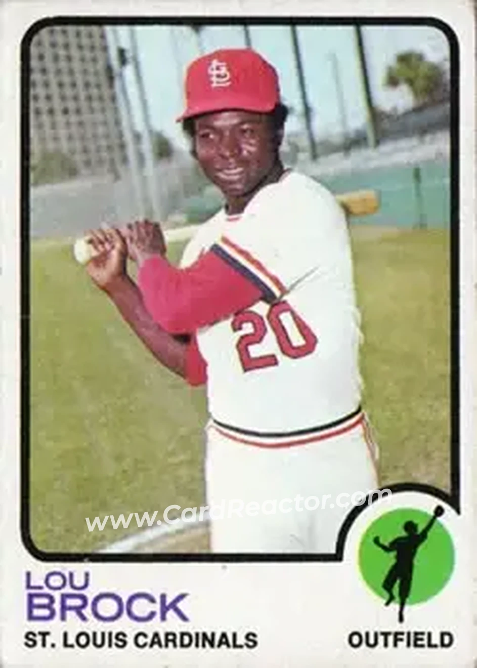 Front of Lou Brock