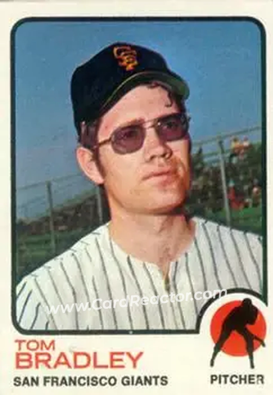 1973 Topps #336 Tom Bradley