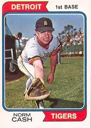 1974 O-Pee-Chee #367 Norm Cash