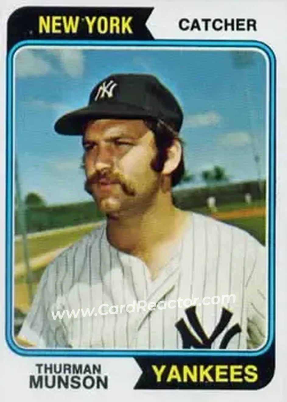 Front of Thurman Munson