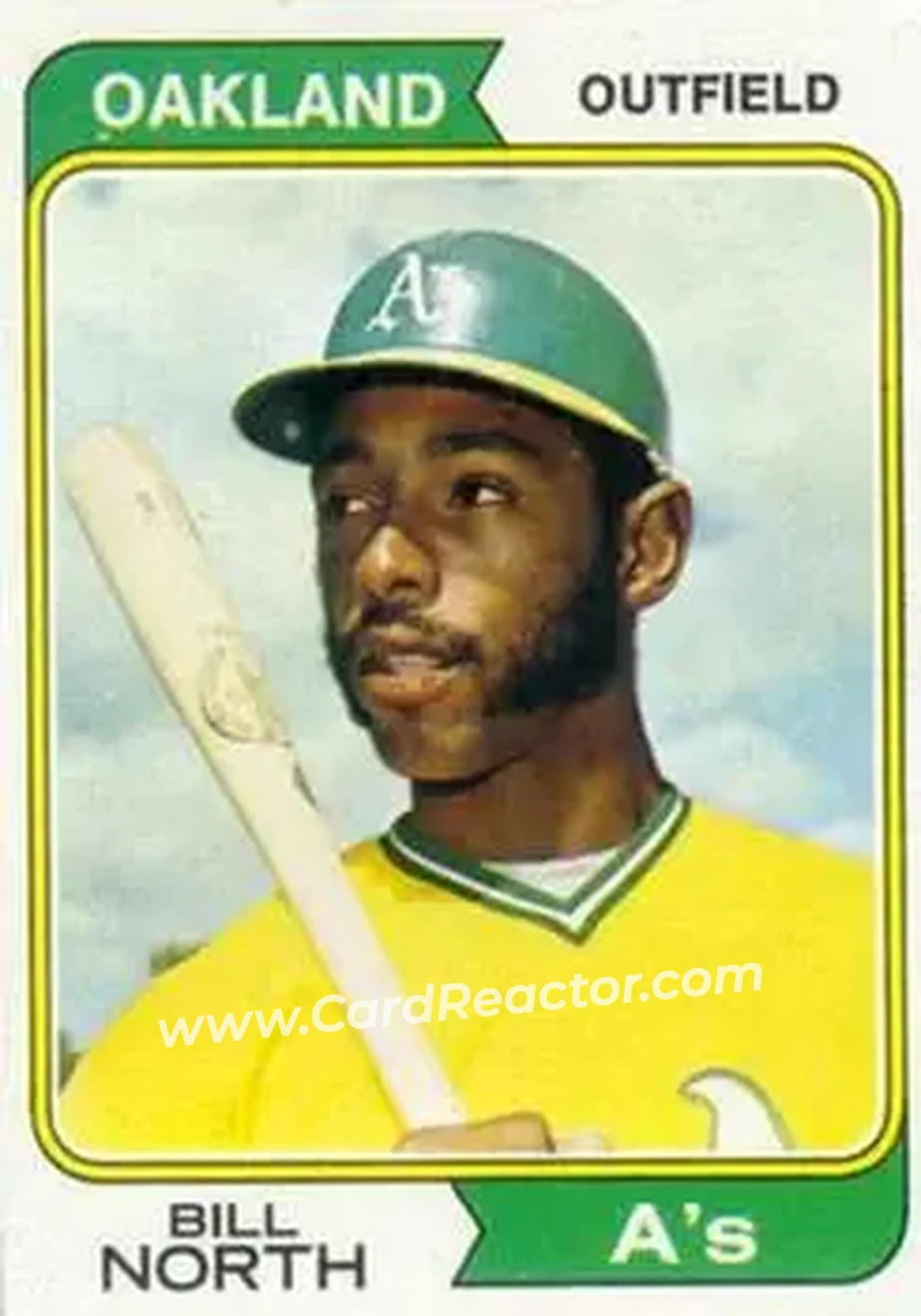1974 Topps #345 Bill North