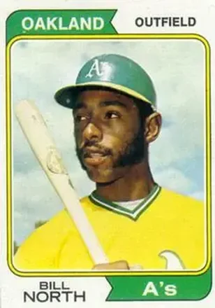 1974 Topps #345 Bill North