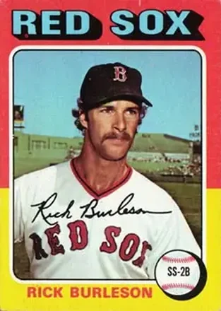 1975 Topps #302 - Rick Burleson - Boston Red Sox