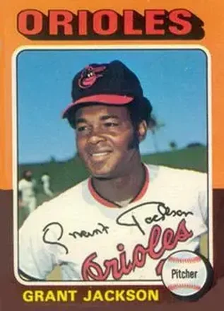 1975 Topps #303 - Grant Jackson - Baltimore Orioles 1975 Topps #303 - Grant Jackson - Baltimore Orioles