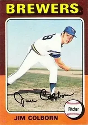 1975 Topps #305 - Jim Colborn - Milwaukee Brewers