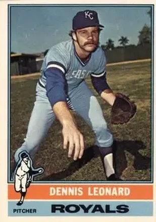 1976 O-Pee-Chee #334 Dennis Leonard