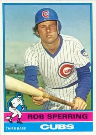1976 Topps #323 Rob Sperring