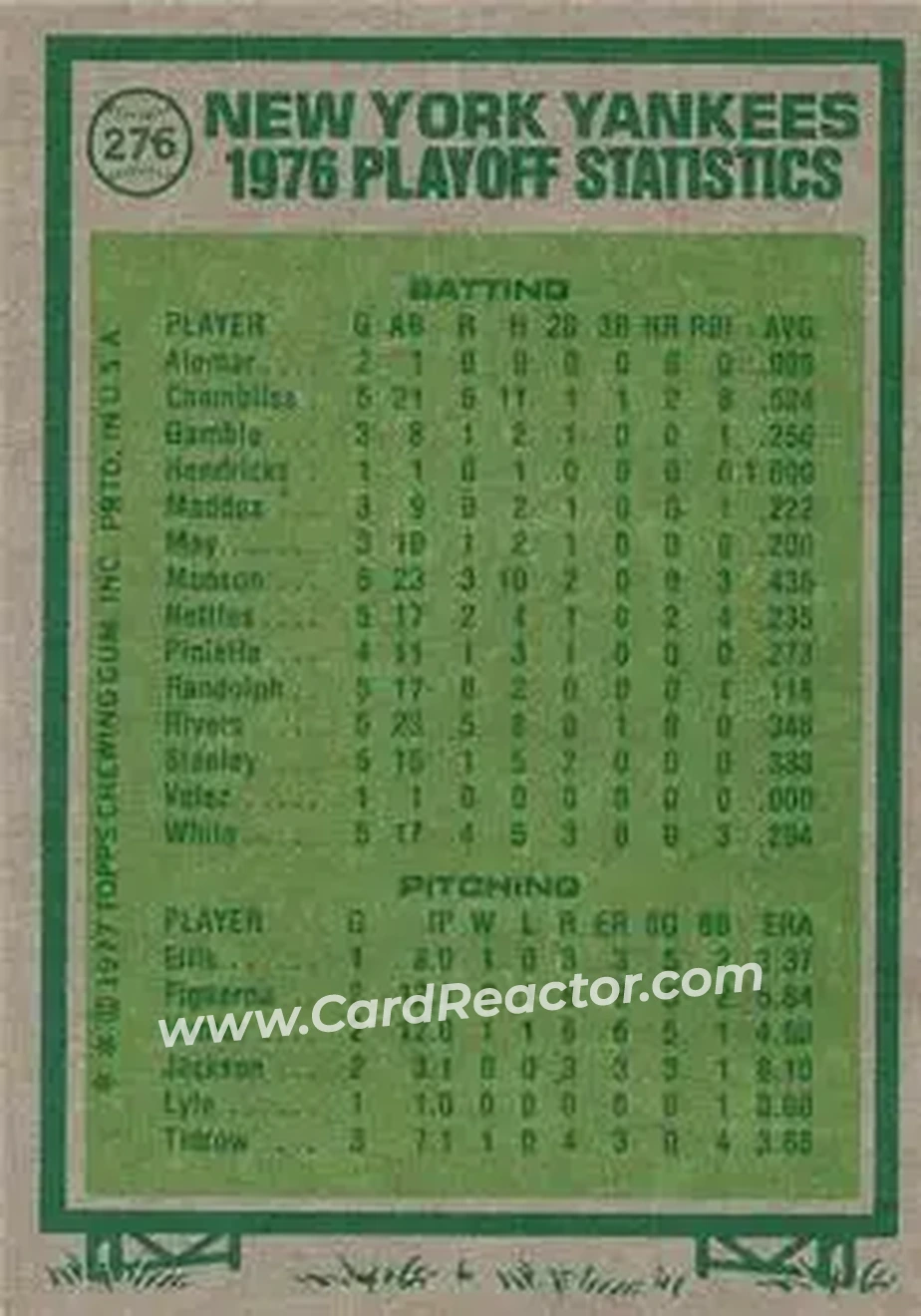Back of Card #276