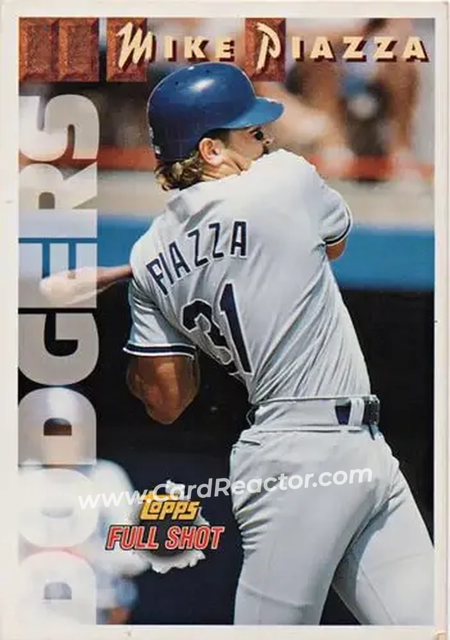 Front of Mike Piazza