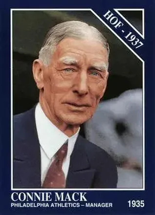 1993 Conlon Collection TSN #14 Color Inserts Connie Mack