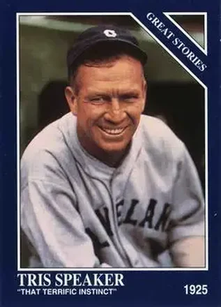 1993 Conlon Collection TSN #18 Color Inserts Tris Speaker