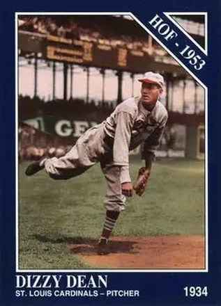 1993 Conlon Collection TSN #19 Color Inserts Jerome “Dizzy” Dean